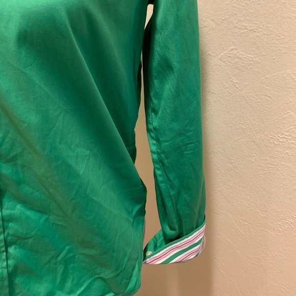 {Lauren Ralph Lauren} Stripe Cotton Shirt - Picture 3 of 3